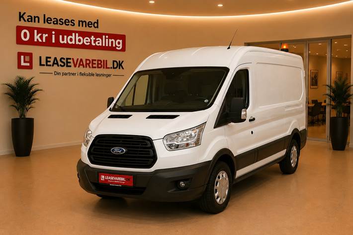 Hvid Ford Transit 350 L3 Van fra 2019
