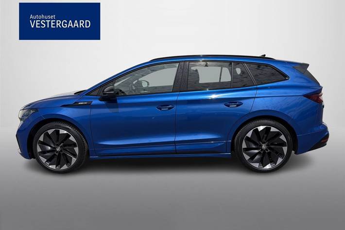 Blå Skoda Enyaq fra 2022