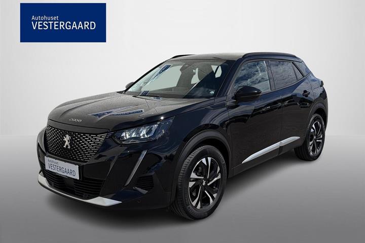 Sort Peugeot 2008 fra 2020 set udefra