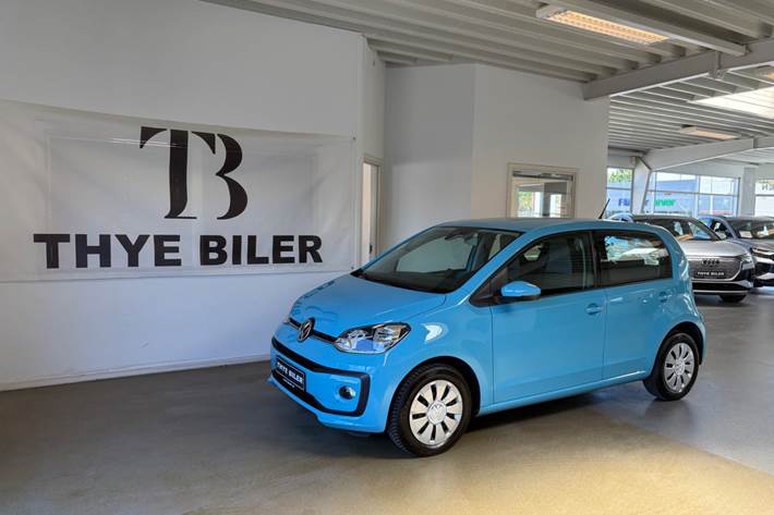 Blå VW UP! fra 2020