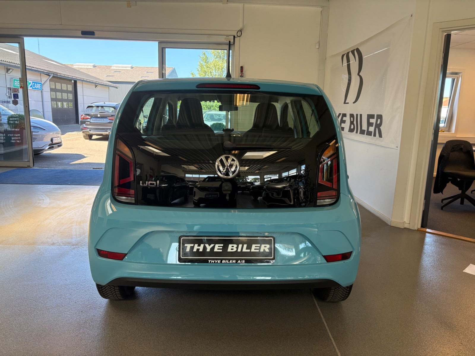Blå VW UP! fra 2020