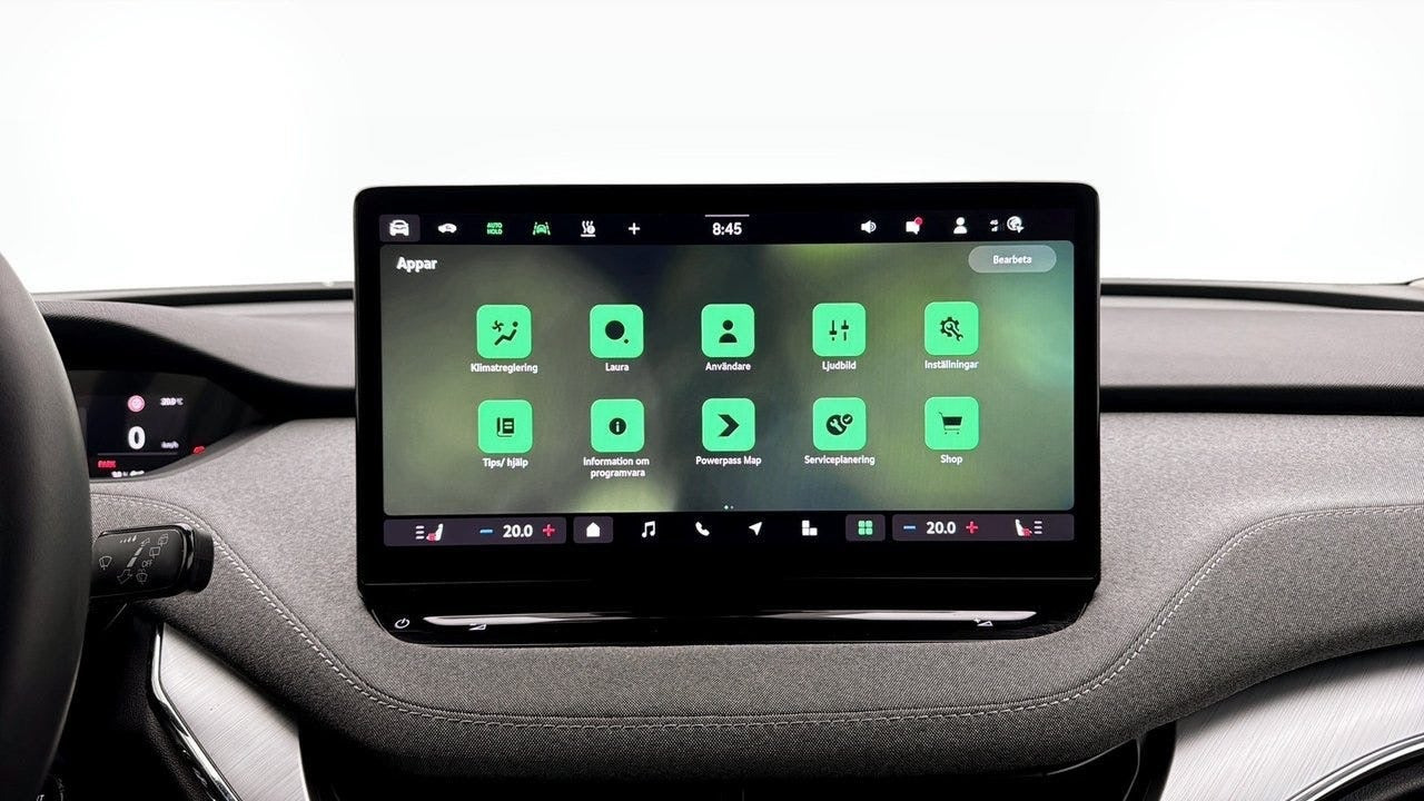 Grøn Skoda Enyaq fra 2025
