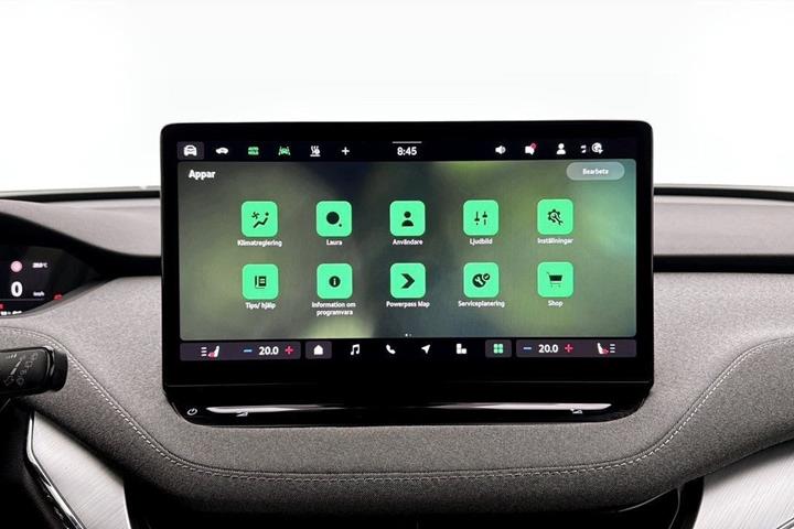 Grøn Skoda Enyaq fra 2025