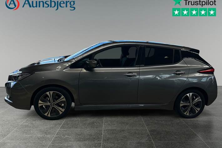 Grå Nissan Leaf fra 2021