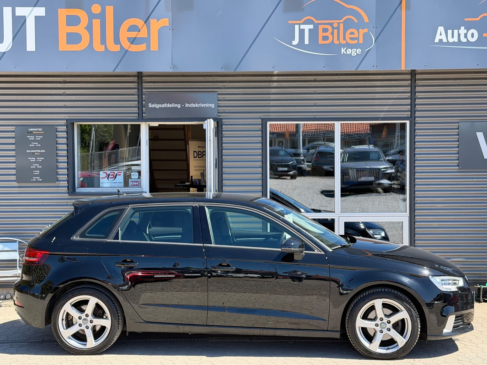 Sort Audi A3 fra 2018