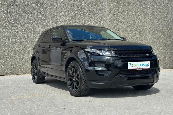 Sort Land Rover Range Rover evoque fra 2014