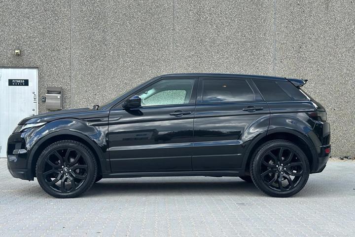 Sort Land Rover Range Rover evoque fra 2014