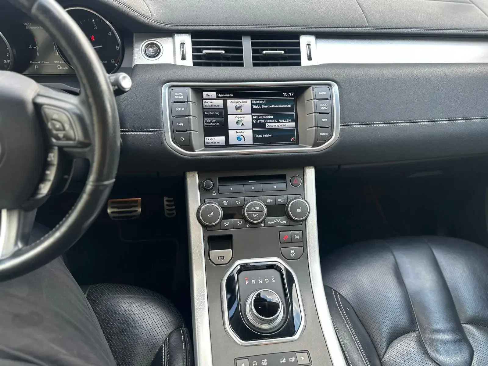 Sort Land Rover Range Rover evoque fra 2014