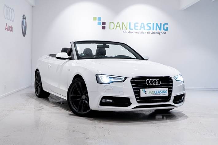 Hvid Audi A5 fra 2010