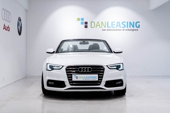 Hvid Audi A5 fra 2010