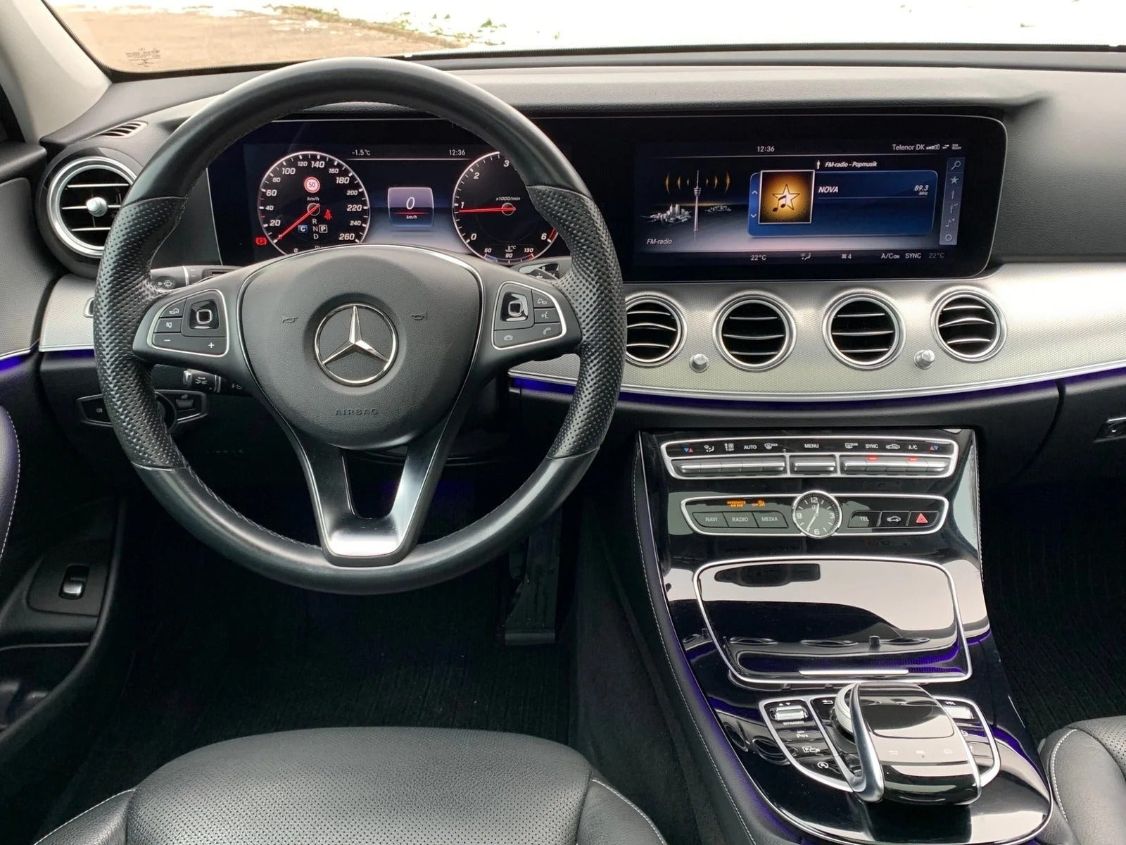 Hvid Mercedes E220 d fra 2016