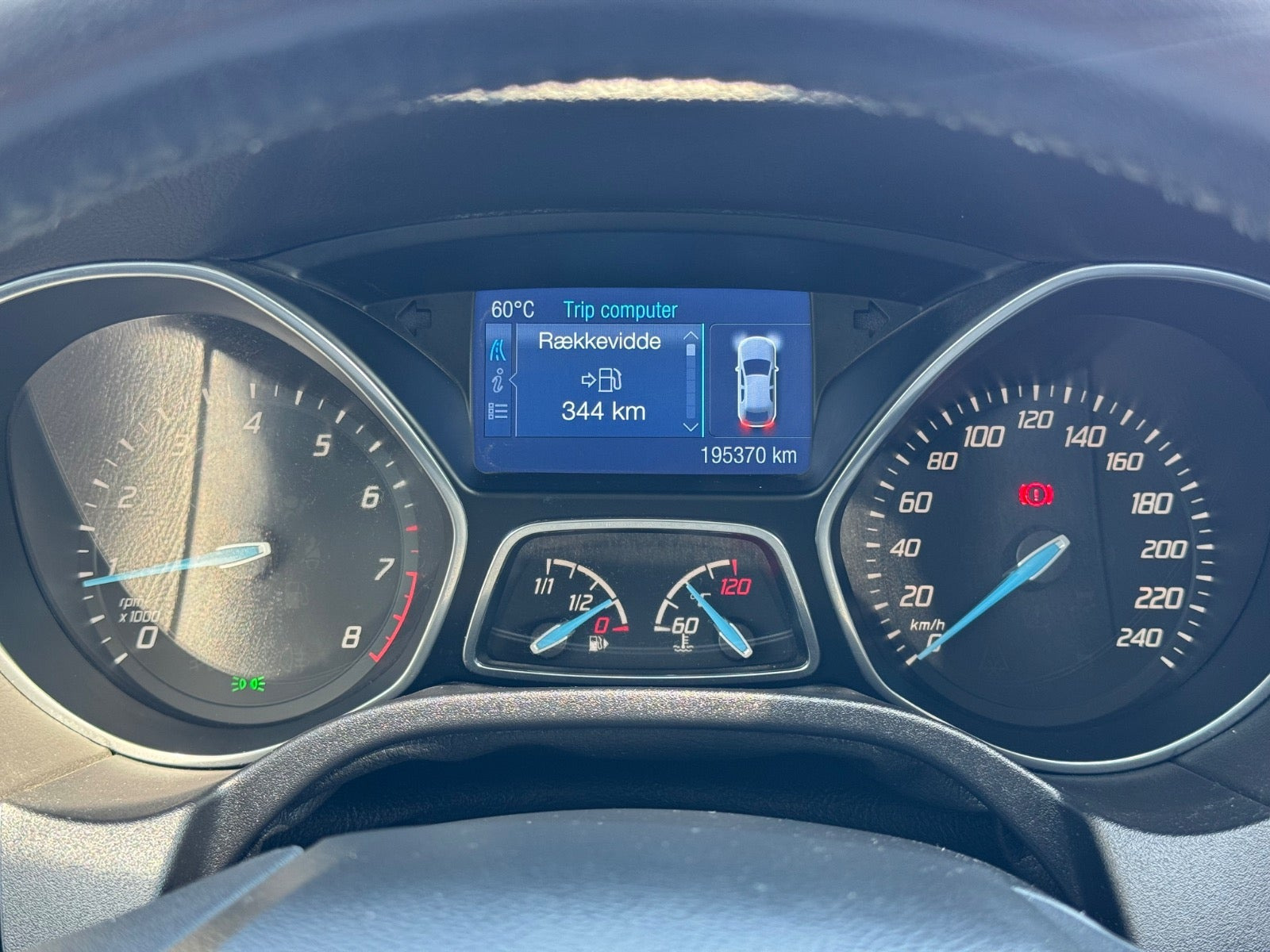 Sort Ford Focus fra 2013