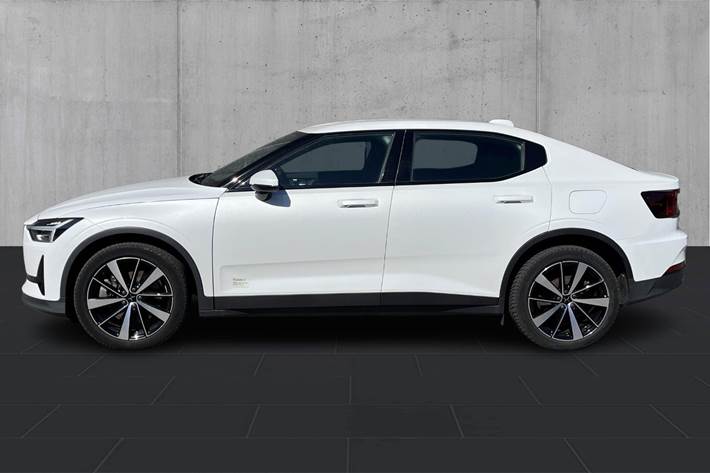 Hvid Polestar 2 fra 2023