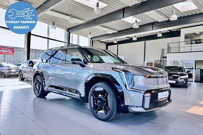 Sølv Kia EV9 fra 2025