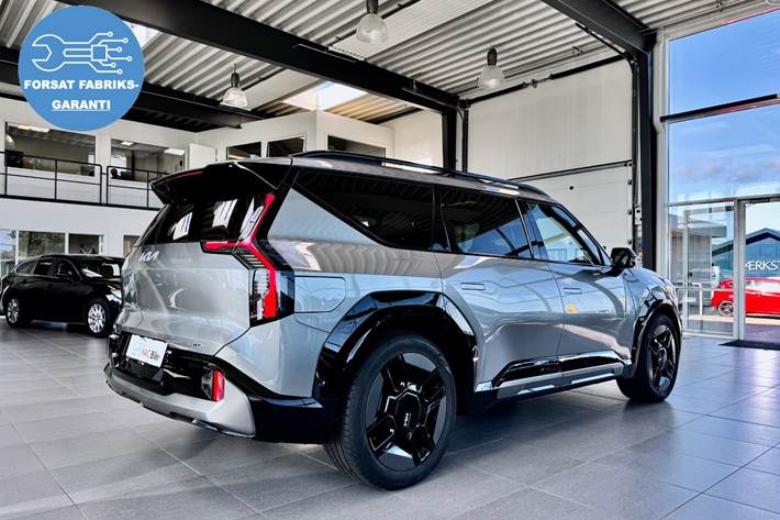 Sølv Kia EV9 fra 2025
