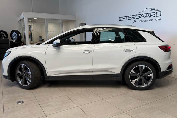 Hvid Audi Q4 e-tron fra 2026