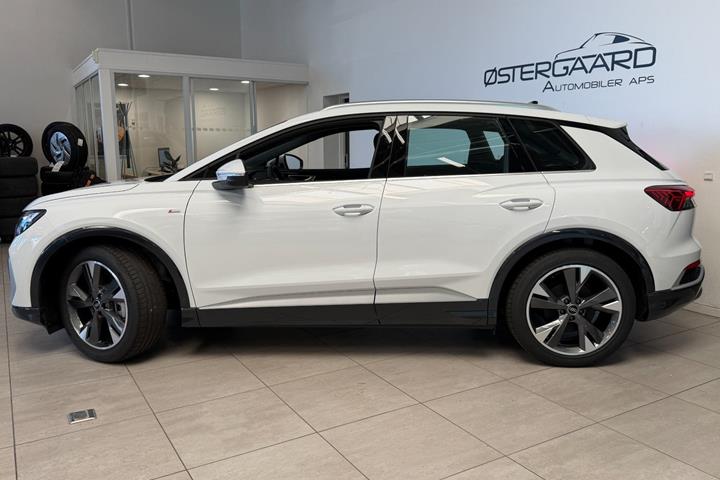 Hvid Audi Q4 e-tron fra 2026