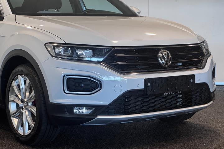 Hvid VW T-Roc fra 2019
