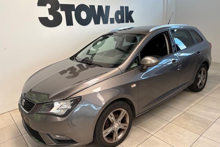 Grå Seat Ibiza fra 2015 set udefra
