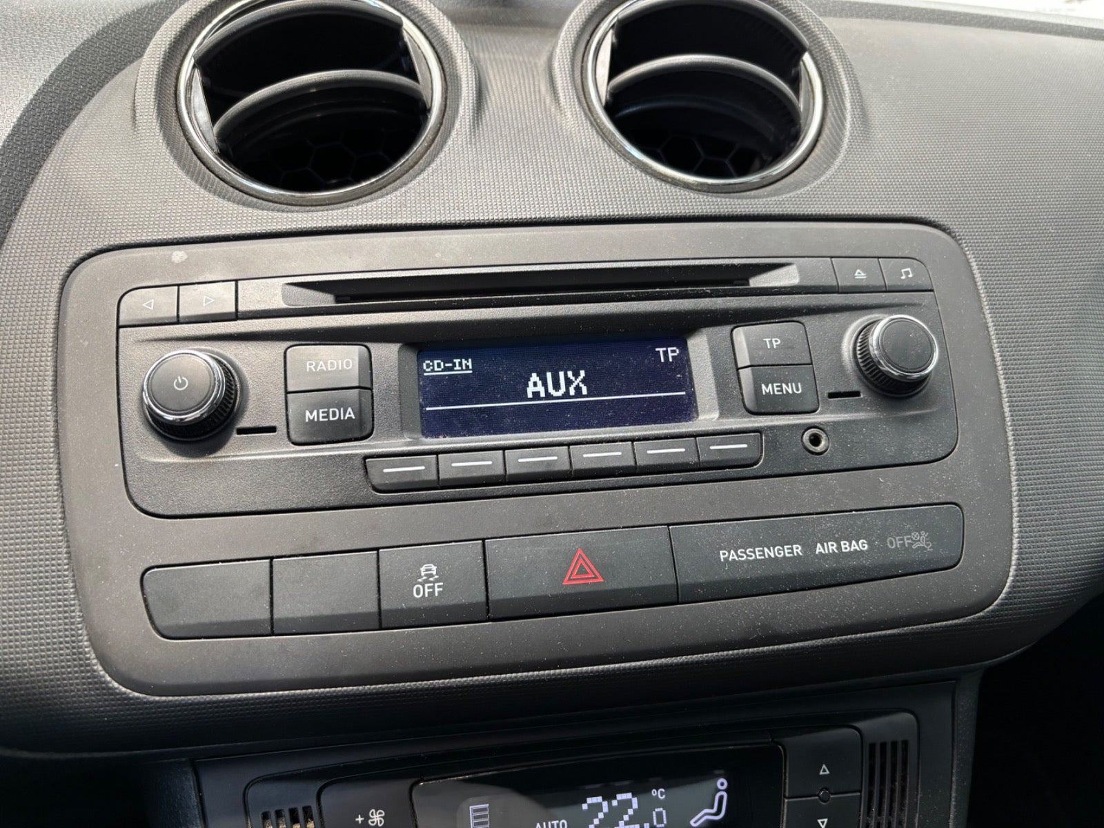 Grå Seat Ibiza fra 2015