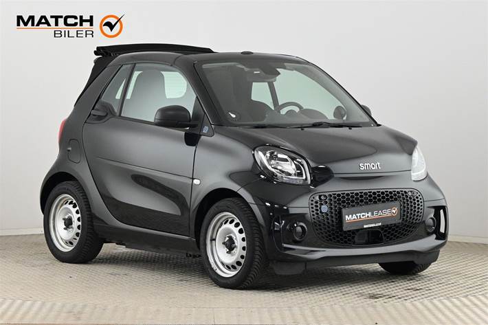 Sort Smart Fortwo fra 2021 set udefra