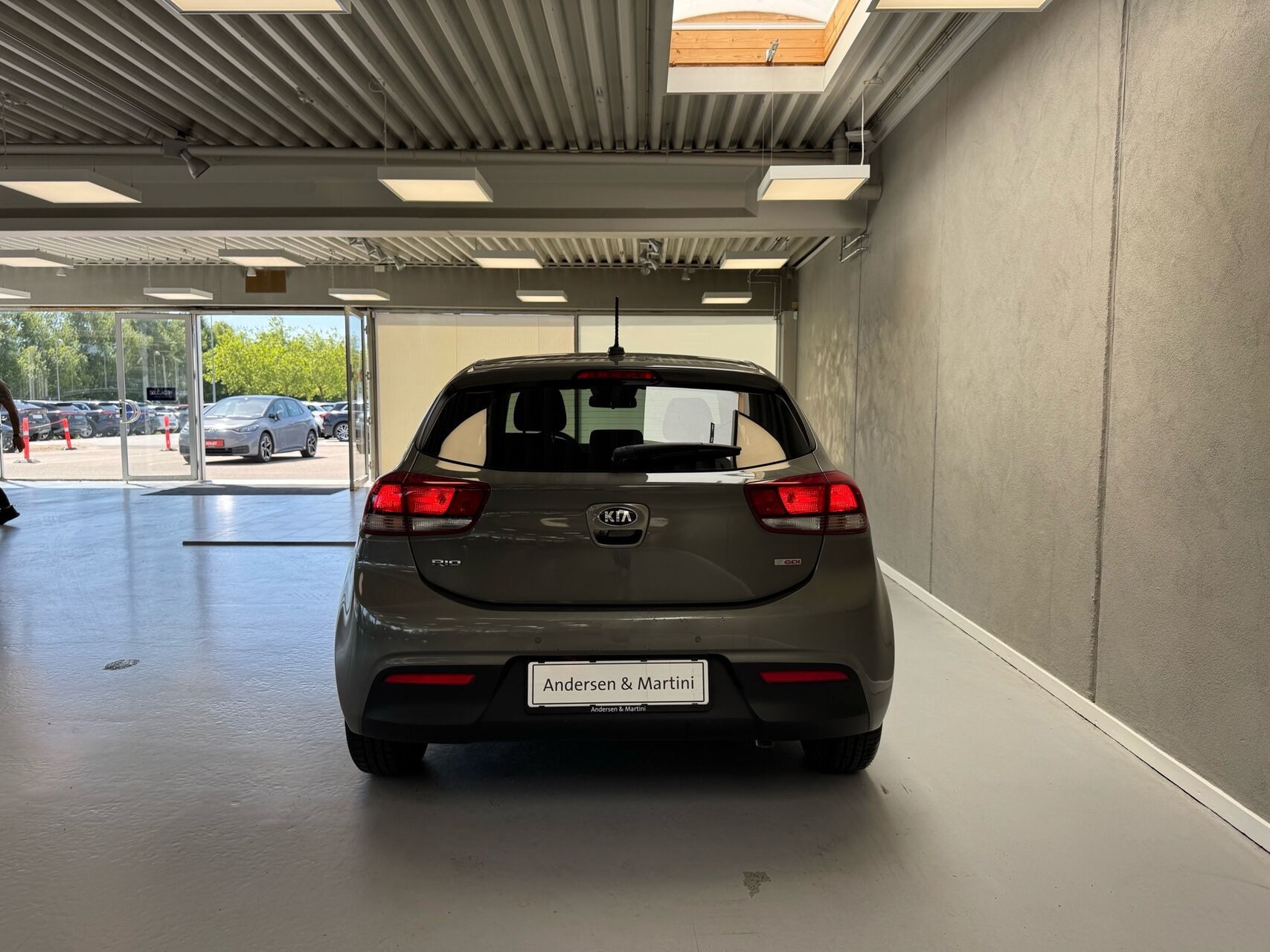 Grøn Kia Rio fra 2020