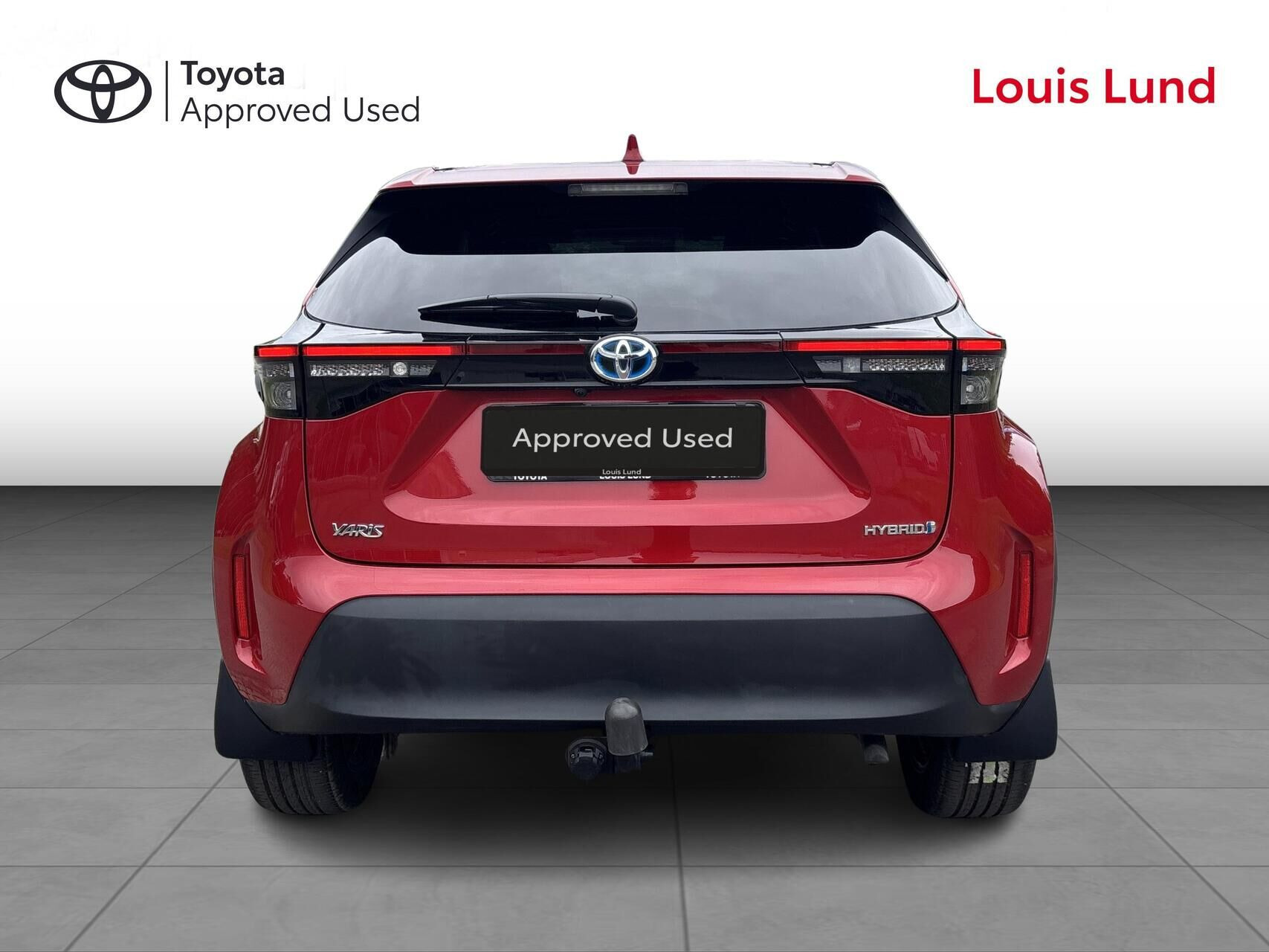 Rød Toyota Yaris Cross fra 2022