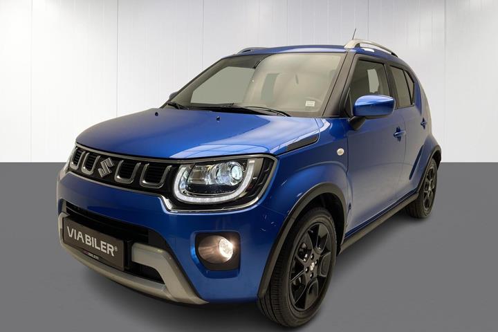 Blå Suzuki Ignis fra 2023 set udefra