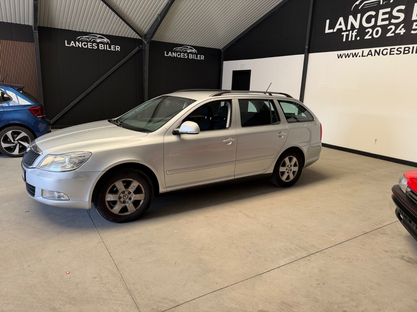 Sølv Skoda Octavia fra 2011