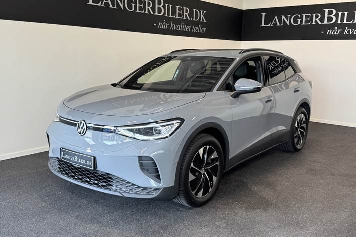 Grå VW ID.4 fra 2024 set udefra