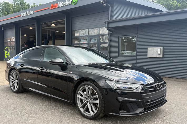 Gul Audi A7 fra 2020