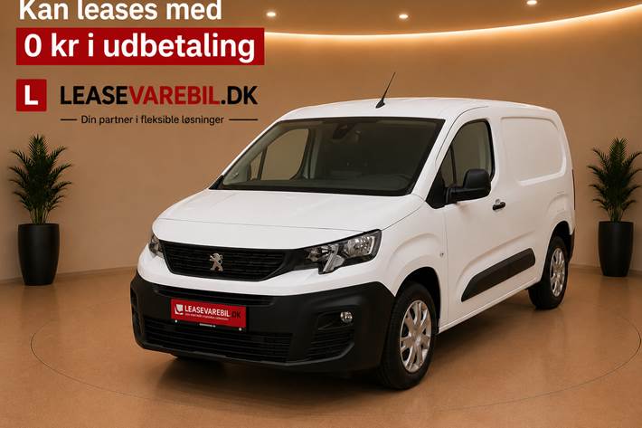 Hvid Peugeot Partner fra 2019