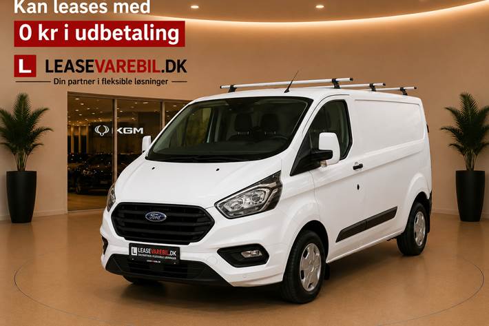 Hvid Ford Transit Custom 300 L2 fra 2019