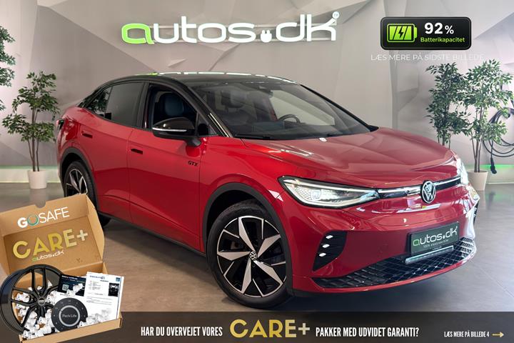 Rød VW ID.5 fra 2023 set udefra