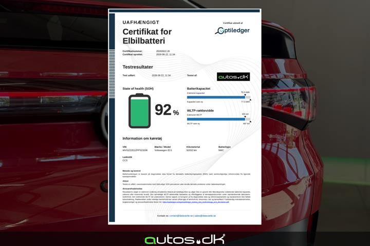 Rød VW ID.5 fra 2023