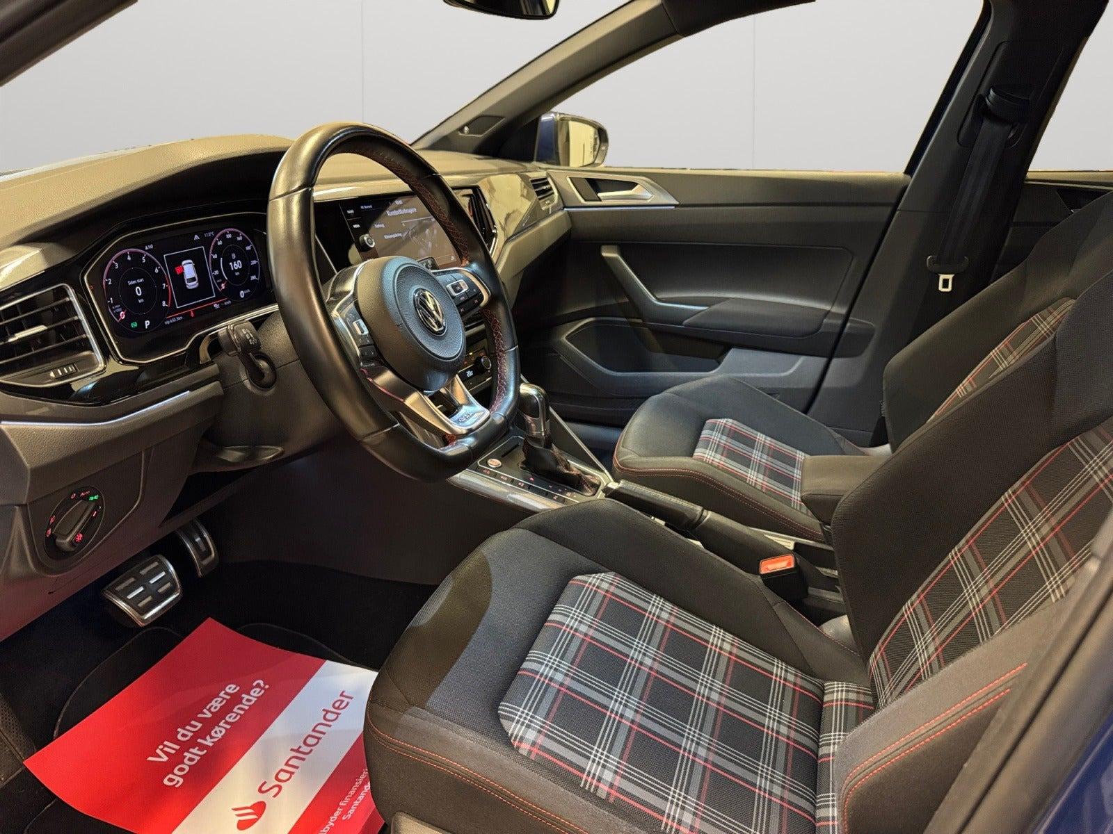 Blå VW Polo fra 2019