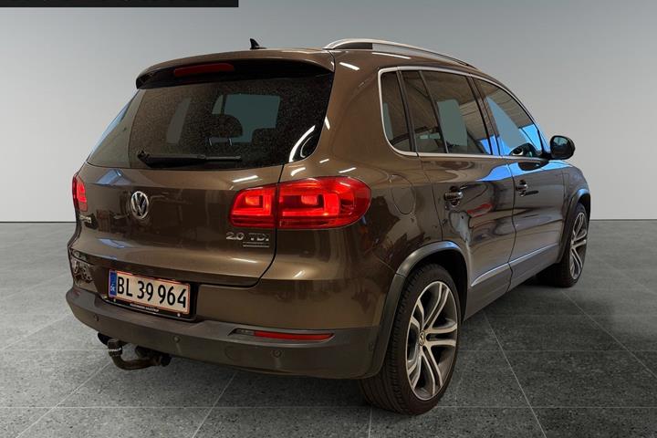 Brun VW Tiguan fra 2013