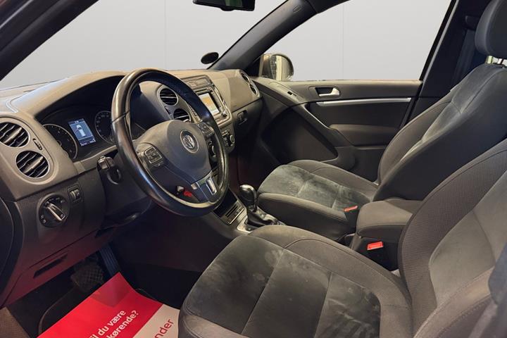 Brun VW Tiguan fra 2013
