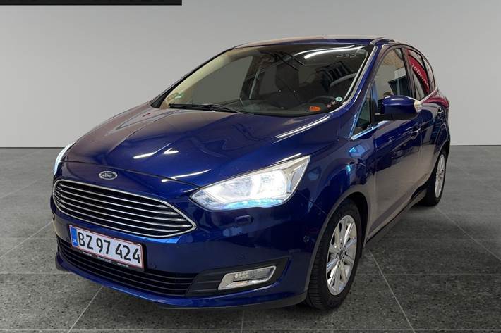 Blå Ford C-MAX fra 2017