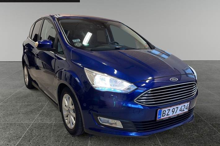 Blå Ford C-MAX fra 2017