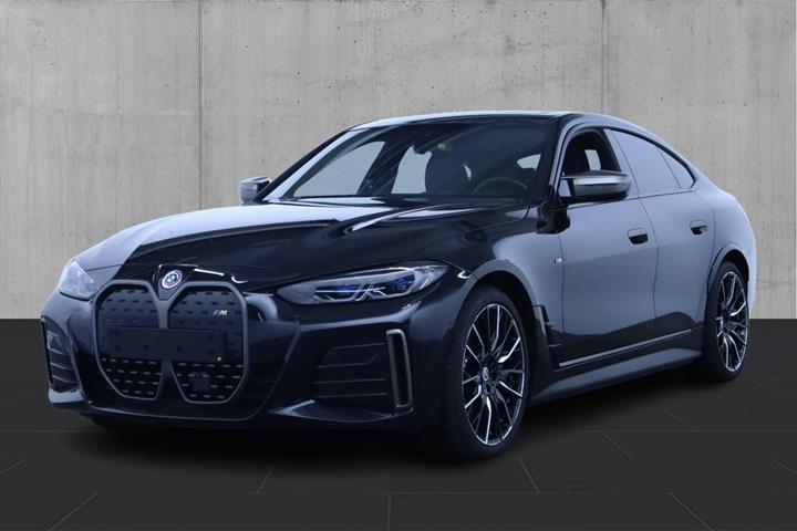 Sort BMW i4 fra 2022 set udefra