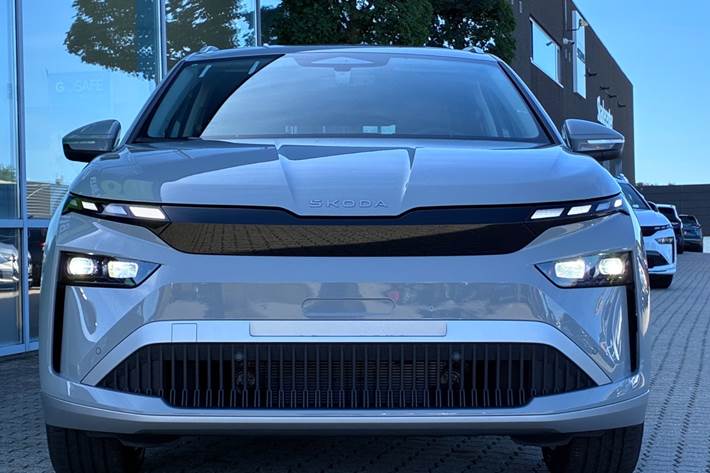 Grå Skoda Enyaq fra 2027
