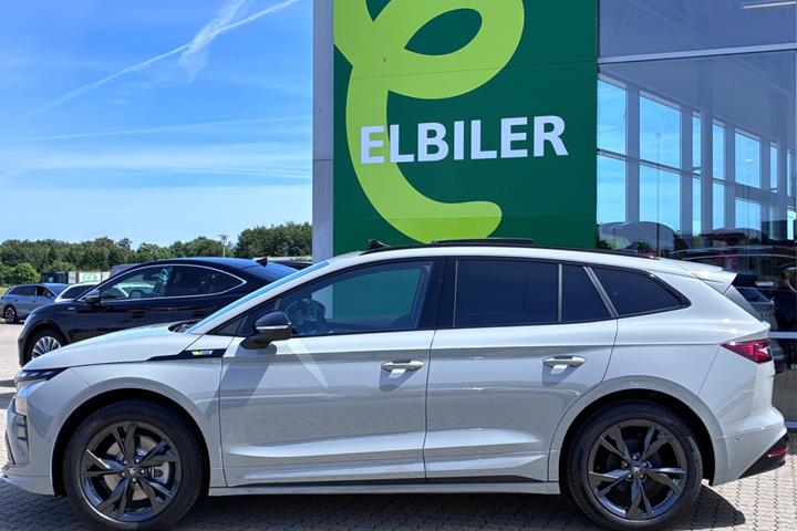 Grå Skoda Enyaq fra 2026
