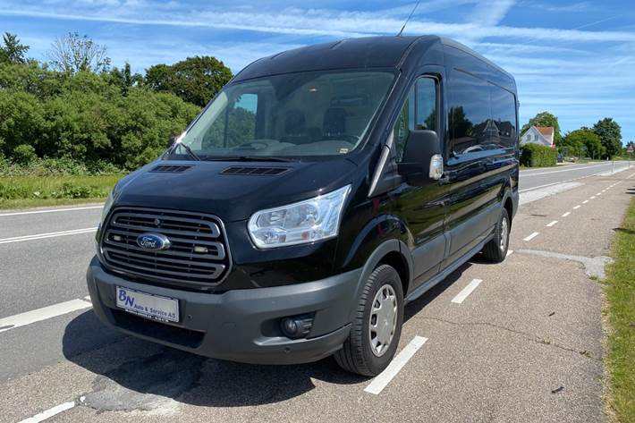 Sort Ford Transit 350 L3 Van fra 2016