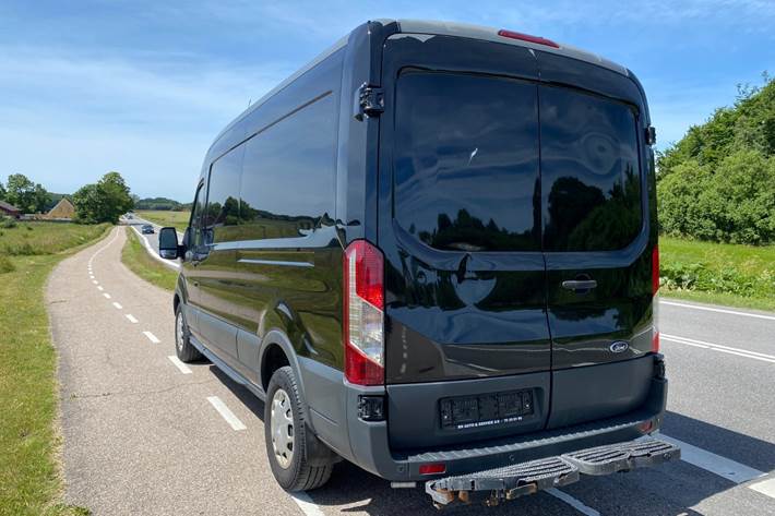 Sort Ford Transit 350 L3 Van fra 2016