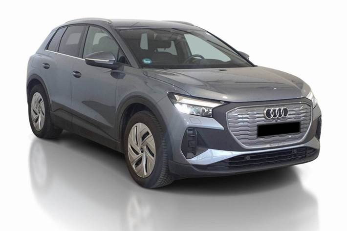 Grå Audi Q4 e-tron fra 2023