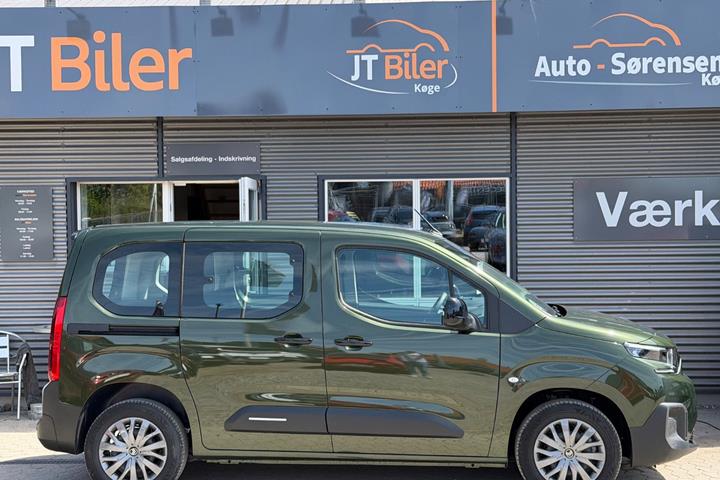 Grøn Citroën ë-Berlingo fra 2025