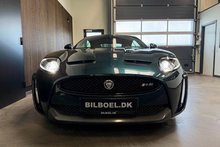 Grøn Jaguar XKR-S fra 2012