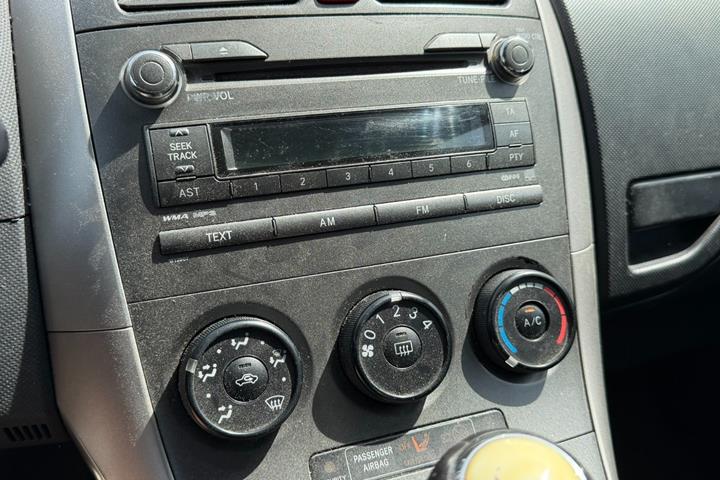 Sort Toyota Auris fra 2009