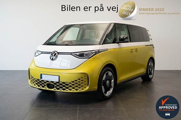 Gul VW ID.Buzz fra 2024
